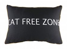 подушка с надписью cat free zone в Ижевске