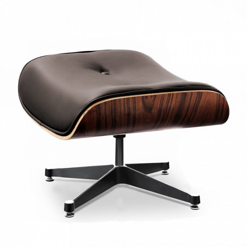 оттоманка lounge кожа класса премиум черная в Ижевске