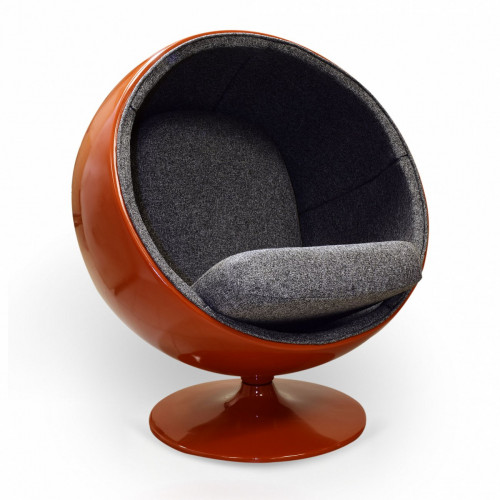 кресло ball chair оранжево-черное в Ижевске