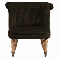кресло amelie french country chair серо-коричневое в Ижевске