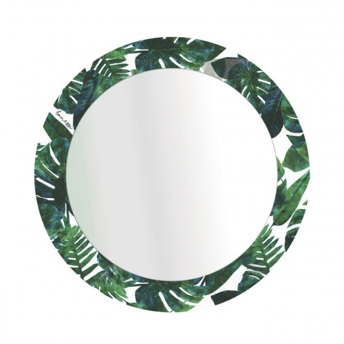 зеркало круглое в раме с принтом tropic в Ижевске