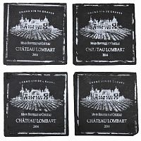 подставки под стакан квадратные сланец (набор шт) comptoir de famille в Ижевске