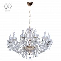 подвесная люстра mw-light каролина 6 367012812 золото в Ижевске