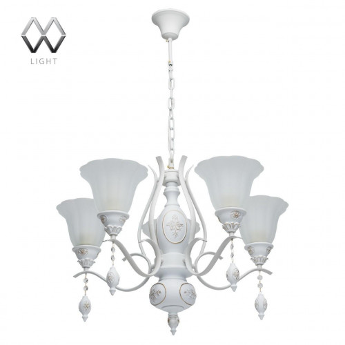 подвесная люстра mw-light версаче 639011505 белая в Ижевске