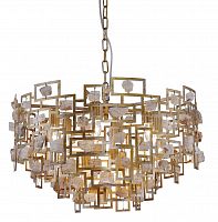 подвесная люстра crystal lux diego sp9 d600 gold в Ижевске