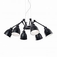 подвесная люстра ideal lux newton sp6 nero в Ижевске