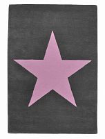 ковер wool star темно-серый-розовый в Ижевске