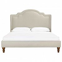 кровать двуспальная 160х200 бежевая cassis upholstered в Ижевске