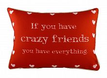 подушка с надписью crazy friends в Ижевске