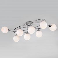 потолочная люстра eurosvet whitney 30133/8 хром в Ижевске