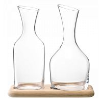 набор из кувшинов для вина и воды на деревянной подставке 1.2 л/1.4 л в Ижевске