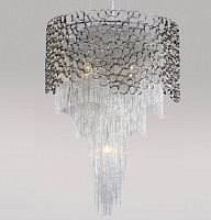 подвесной светильник crystal lux hauberk sp-pl8 d60 матовый никель в Ижевске