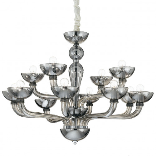 подвесная люстра ideal lux casanova sp12 fume в Ижевске