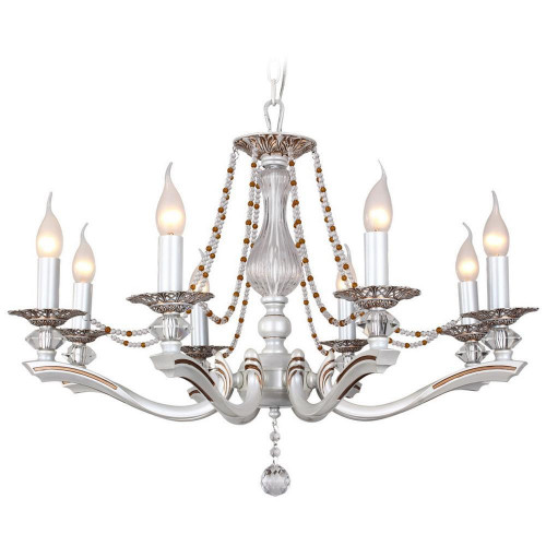 подвесная люстра idlamp eloisa 259/8-whiteplatina в Ижевске