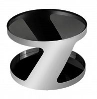 столик журнальный free spirit black silver хром в Ижевске
