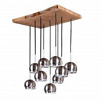 дизайнерская подвесная светодиодная люстра spot light ball 5030974 матовый никель, белая в Ижевске