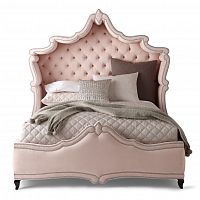 кровать двуспальная 180х200 розовая с каретной стяжкой imperial в Ижевске