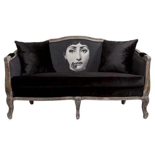 диван «комплимент» fornasetti прямой черный в Ижевске