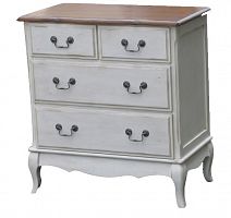 комод квадратный mobilier de maison белый, коричневый в Ижевске