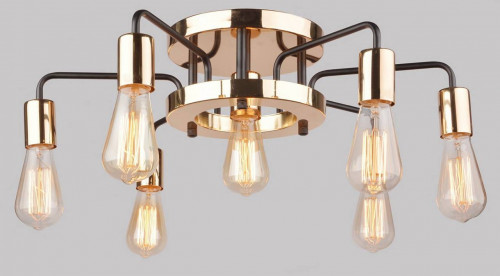 потолочная люстра arte lamp gelo a6001pl-7bk в Ижевске