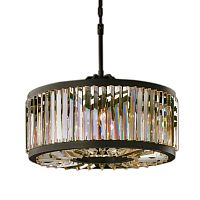 люстра welles round d50 черная, прозрачное стеко в Ижевске