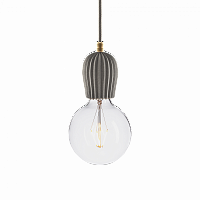 подвесной светильник beton rib gray brass в Ижевске