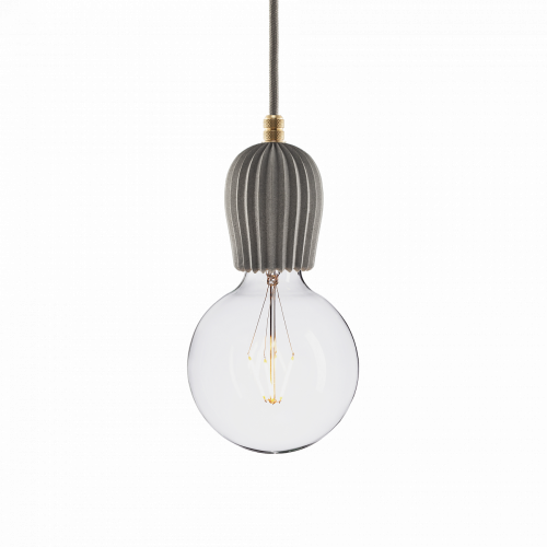 подвесной светильник beton rib gray brass в Ижевске