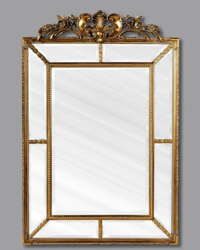 зеркало прямоугольное настенное золото ланкастер antique gold в Ижевске