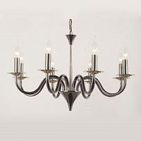 подвесная люстра lucia tucci messina 1890.8 glossy black в Ижевске