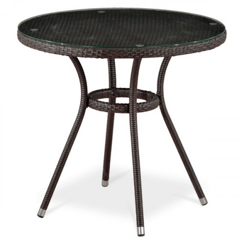 стол из иск. ротанга t283ant-w51-d80 brown в Ижевске