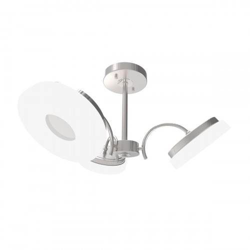 потолочная светодиодная люстра idlamp frittelle 107/3pf-ledwhitechrome в Ижевске