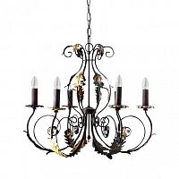 люстра 4962/6_v0580 от mm lampadari коричневая в Ижевске