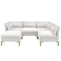 диван zara sectional угловой белый в Ижевске