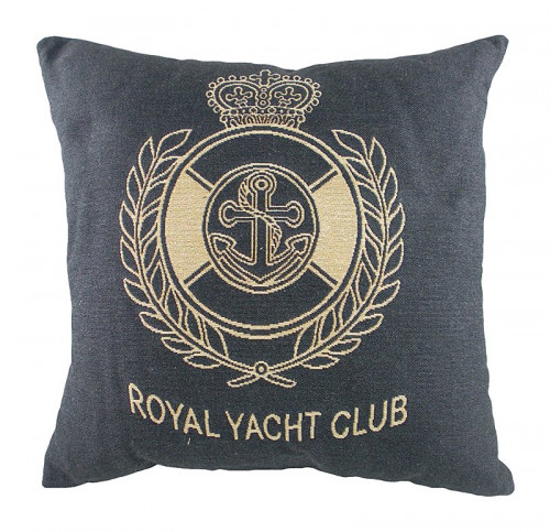 подушка с гербом королевского royal yacht club denim в Ижевске