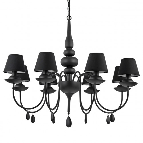 подвесная люстра ideal lux blanche sp8 nero в Ижевске