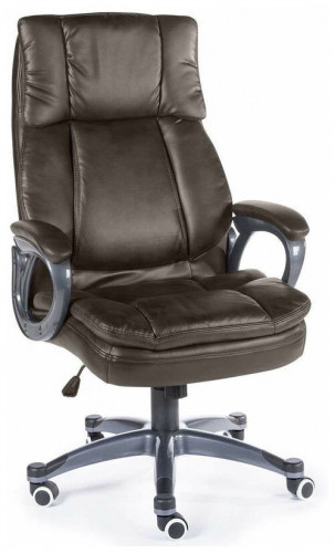 кресло для руководителя norden chairs мэдисон, обивка: искусственная кожа, цвет: экокожа темно-коричневая в Ижевске