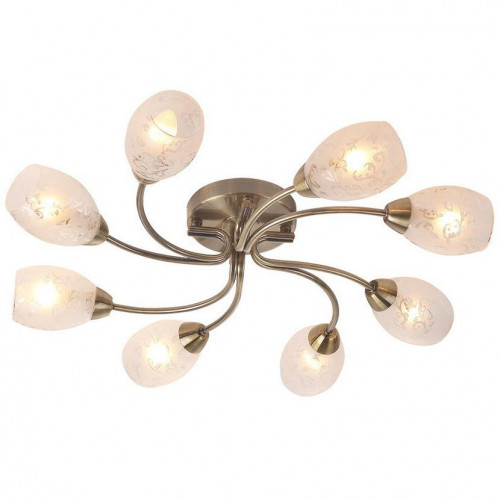 потолочная люстра idlamp carmina 201/8pf-oldbronze в Ижевске