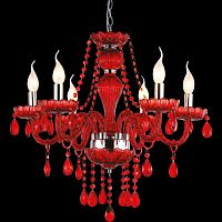подвесная люстра arte lamp teatro a3964lm-6rd в Ижевске