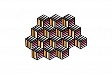 ковер parquet hexagon orange 203x153 от gan в Ижевске