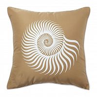 подушка с рисунком морской раковины sea shell mustard в Ижевске