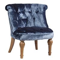 кресло sophie tufted синее в Ижевске