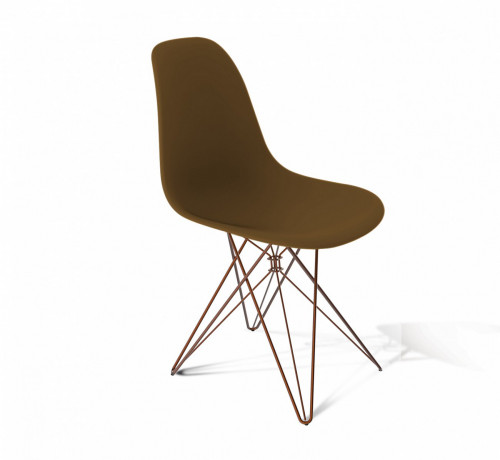 стул dsr коричневый s50 (eames style) в Ижевске