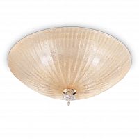 потолочный светильник ideal lux shell pl4 ambra в Ижевске