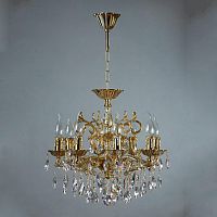подвесная люстра ambiente leon 2128/8 wp tear drop бронза в Ижевске