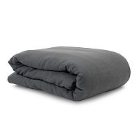 пододеяльник изо льна темно-серого цвета essential 150х200 в Ижевске