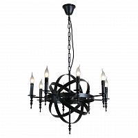 подвесная люстра lussole loft iv lsp-9300 черная в Ижевске