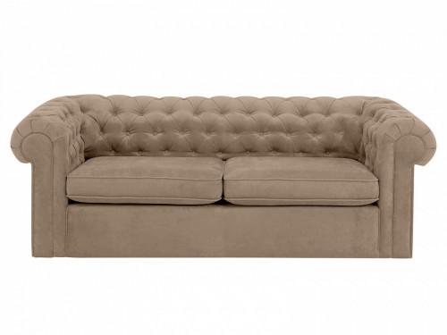 диван chesterfield прямой бежевый 105х208 в Ижевске