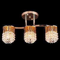 потолочная люстра eurosvet 3222/3 золото strotskis в Ижевске