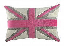 подушка с британским флагом pink velvet в Ижевске