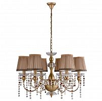 подвесная люстра crystal lux alegria sp6 gold-brown в Ижевске